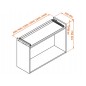 BRA Kit deschidere Flap usi 600mm